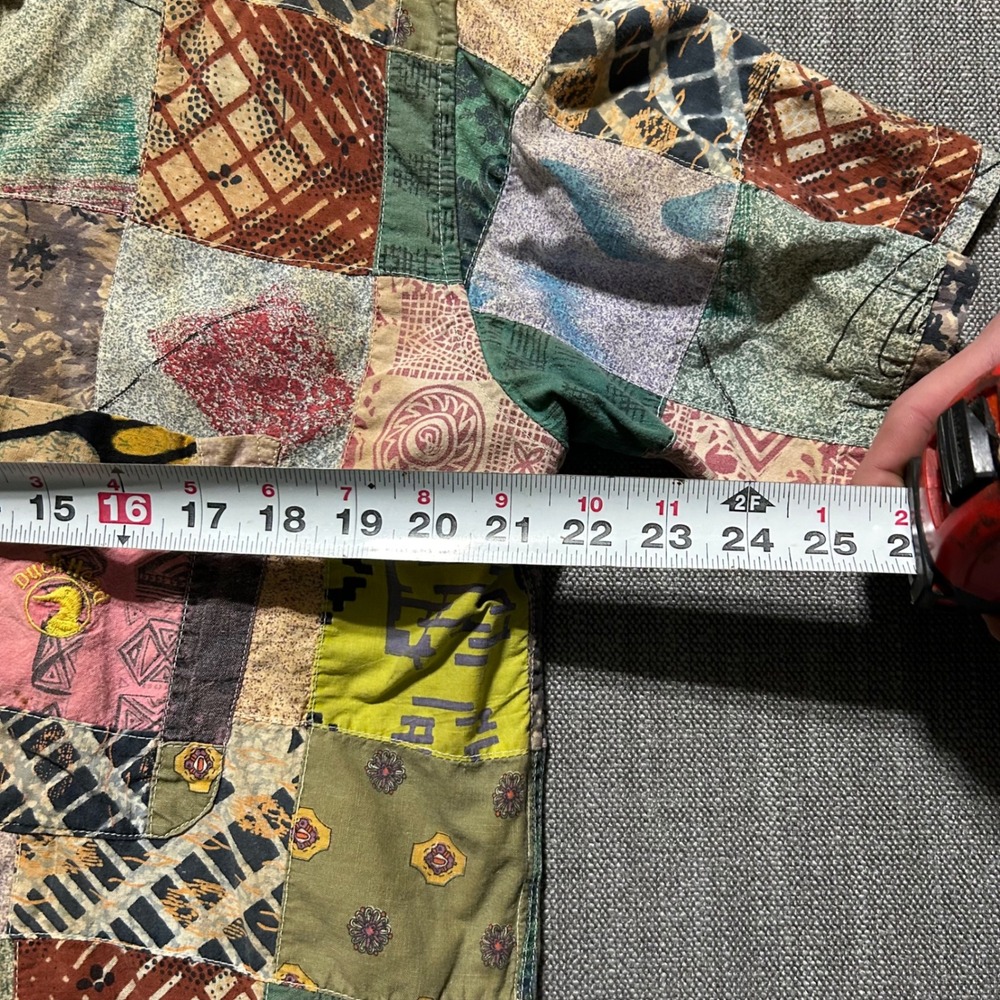 Vintage Duck Head Patchwork Button Down Shirt Men… - image 6